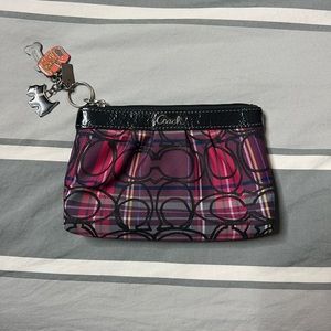 Coach large coin purse, EUC